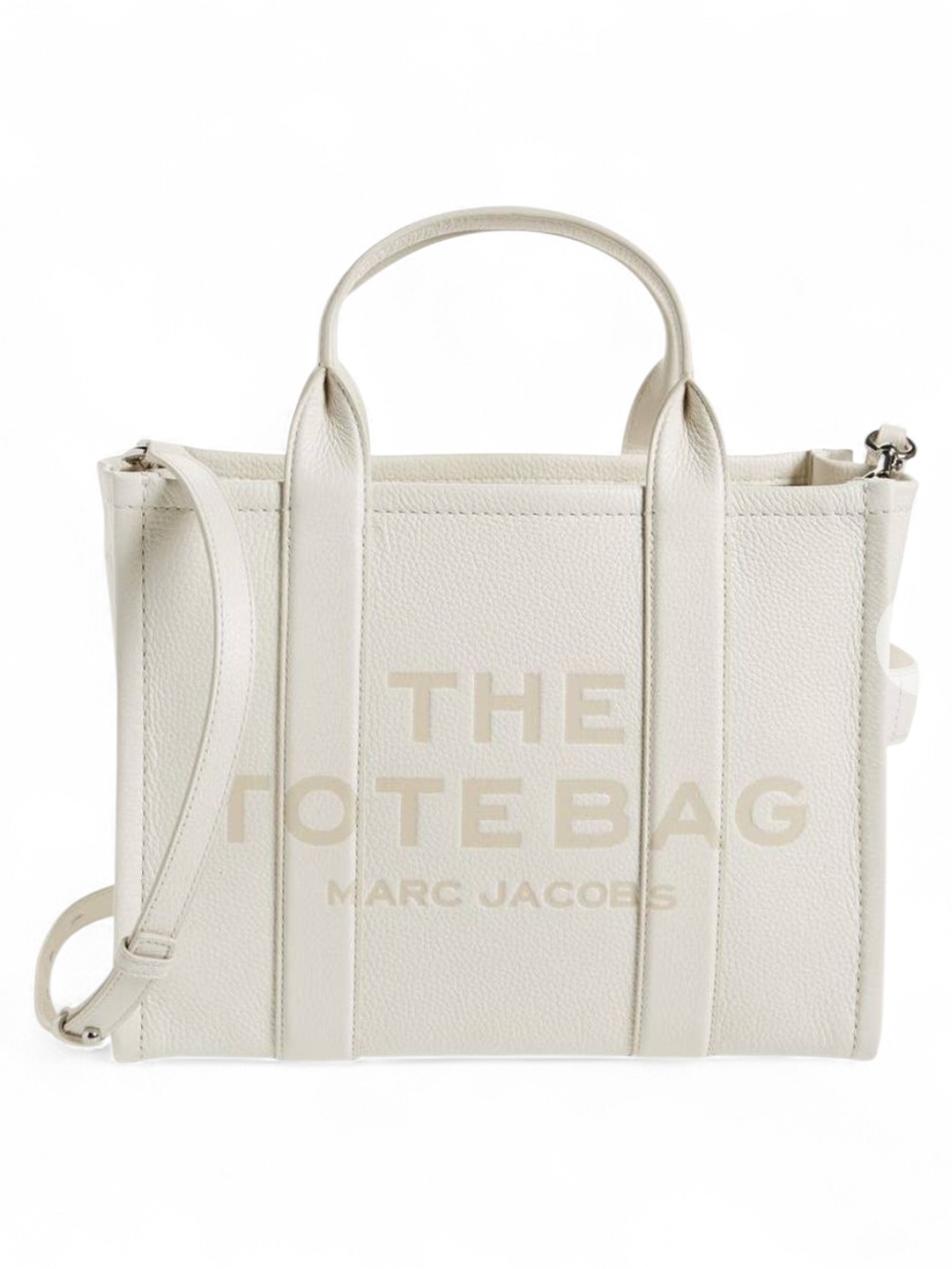 Marc Jacobs The Tote Bag in Ivory Leather